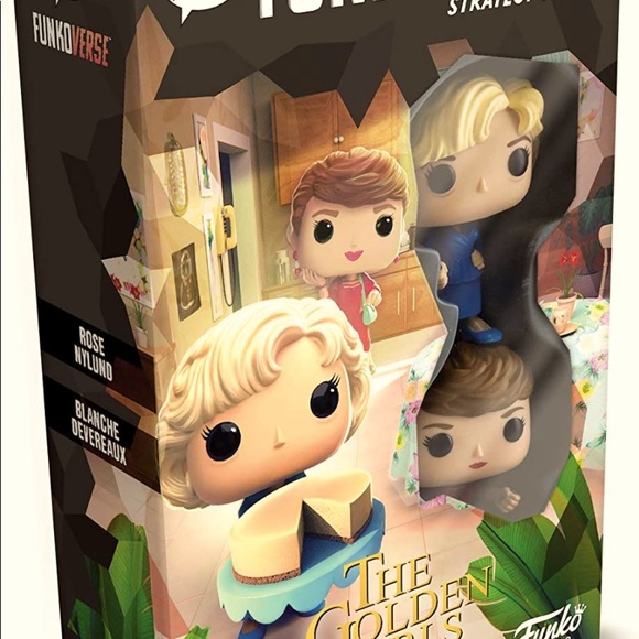 Funko Funkoverse Golden Girls 2 Pack Rose & Blanche Strategy Game NIB - Picture 6 of 7